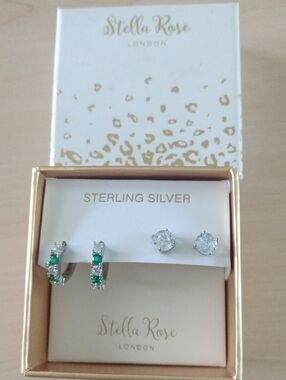 Stella Rose London Sterling Silver Earrings